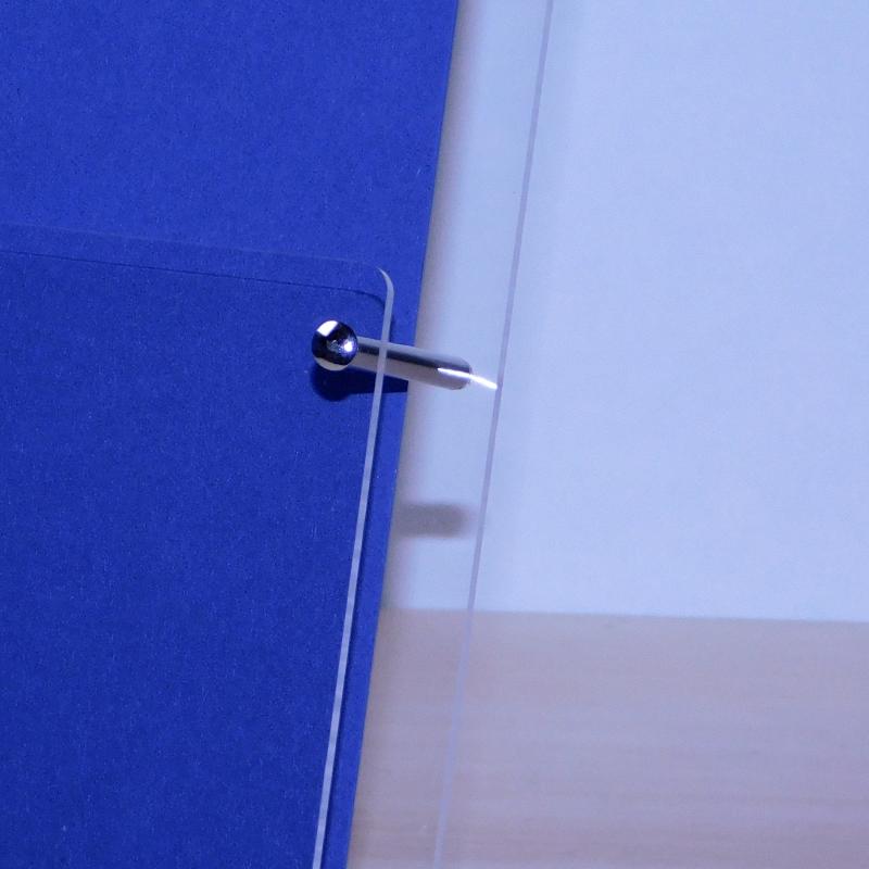 Tischprospektständer DIN A5 Hochformat Fülltiefe 43mm